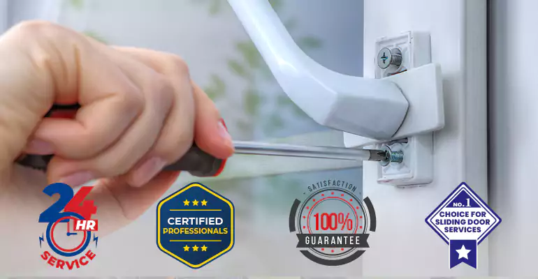 Broken Patio Door Handle Repair in Royal Palm Beach