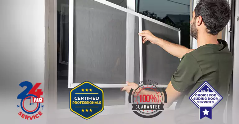 Sliding Screen Door Frame Repair in Royal Palm Beach