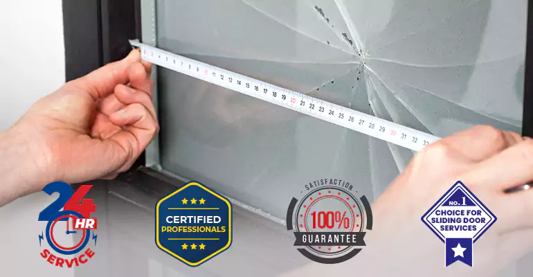 Residential Sliding Door Glass Repair in Royal Palm Beach